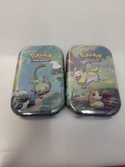 Pokemon TCG Galar Pals 2020 A20 Mini Tins XY Evolution And Ss Lot Of 2 - Image 1