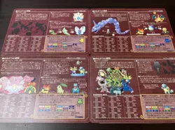 Pokemon Jumbo Shieldus 1St Round Complete Set Of 4 Pikachu Charizard Condition R - Image 2