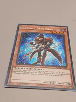 Yugioh! Gagaga Magician - RA04-EN007 - Secret Rare - 1st Edition Near Mint - Image 1