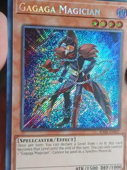 Yugioh! Gagaga Magician - RA04-EN007 - Secret Rare - 1st Edition Near Mint - Image 3