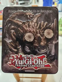 YuGiOh - Empty Collectible Tin 2013 - Redox Dragon Ruler of Boulders - Image 1