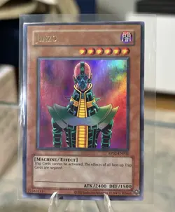 Yugioh Jinzo RP02-EN001 Ultra Rare Retro Pack 2 2020 Reprint NM Holobreed Error - Image 1