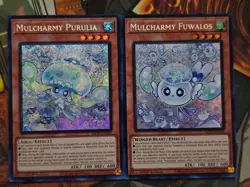 Yugioh - Mulcharmy Purulia MP25-EN085 + Mulcharmy Fuwalos MP25-EN102 Secret Rare - Image 1