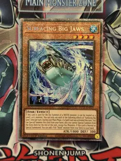 Yugioh! Surfacing Big Jaws Starlight Rare Near Mint 1st Edition MP25-EN012 - Image 1