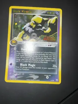 Pokemon TCG Dark Hypno Holo Rare Card EX Team Rocket Returns 6/109 2004 - Image 1