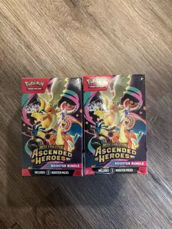 2X Pokemon TCG: Mega Evolution-Ascended Heroes Booster Bundle - Image 1
