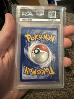 2002 POKEMON LEGENDARY COLLECTION #17 NINETALES-REVERSE FOIL PSA 8 - Image 2