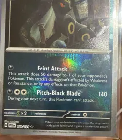 Pokemon TCG 2025 Umbreon PokeBall Pattern Holo Sv: Prismatic Evolutions 059/131 - Image 3