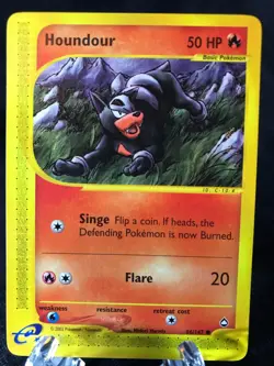 Houndour 086/147 Aquapolis Common Pokemon TCG NM Never Played - Image 1