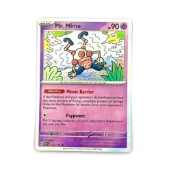 Pokemon 151 Mr. Mime Holo Rare 122/165 Near Mint - Image 1