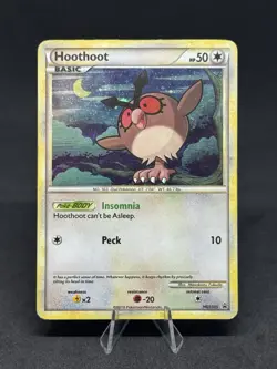 Pokemon Hoothoot HGSS05 Hgss Holo - Image 1