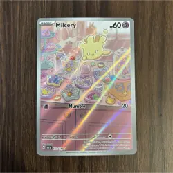 Pokemon Milcery Illustration Rare Holo 152/142 SV07 Stellar Crown - Image 1