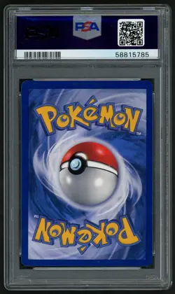 2000 POKEMON TEAM ROCKET'S MEOWTH PROMO-POKEMON LEAGUE BLACK STAR #18 PSA 9 - Image 2
