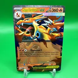 Mega Charizard Y ex - ME: Mega Evolution Promo 030 Promo Holo Pokemon TCG NM - Image 1