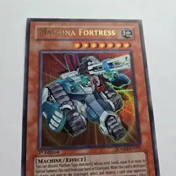 Yu-Gi-Oh! Machina Fortress SDMM-EN001 Ultra Rare 1st Edition LP Machine Effect - Image 3