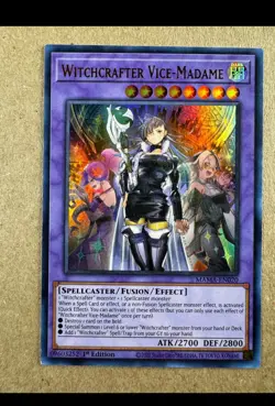 x3 Witchcrafter Vice-Madame - Mint Playset - MAMA-EN020 1st Edition Yugioh - Image 1