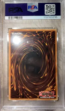 Konami Flame Swordsman LOB-003 Blue Eyes Super Rare PSA 7 Unlimited - Image 2