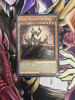 Yu-Gi-Oh! Primite Dragon Ether Beryl - BLMM-EN130 - Secret Rare - 1st Edition NM - Image 1