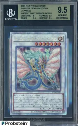 2023 Yu-Gi-Oh! RC04 Quarter Century Japanese JP031 Ancient Fairy Dragon BGS 9.5 - Image 1