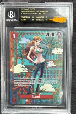 Nami (SP) OP01-016 - One Piece Awakening of the New Era - Rare Black Label - ENG - Image 1