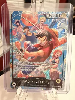 Monkey.D.Luffy - Alt Art Leader Foil OP15-098 One Piece CCG Card English - Image 3