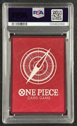 MONKEY D. LUFFY PSA 10 2022 ONE PIECE JAPANESE #OP01-003 ALTERNATE ART 2968 - Image 2