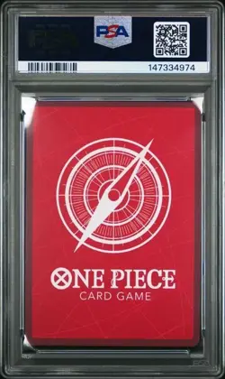 ONE PIECE IMU 2025 OP13-CARRYING ON HIS WILL #079 ALTERNATE ART PSA 10 - Image 2