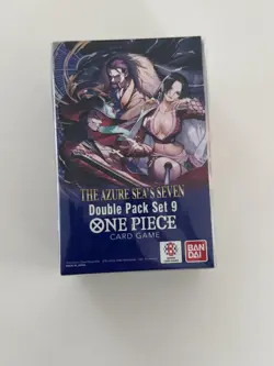 One Piece TCG: Double Pack Set 9 The Azure Sea's Seven SEALED English Brand New - Image 1