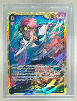 Koby 2025 One Piece A Fist of Divine Speed #OP11-119 Secret Rare (B) - Image 1