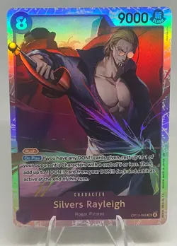 One Piece Silvers Rayleigh OP13-066 SR Carrying on His Will Holo Foil - TCG - Image 1
