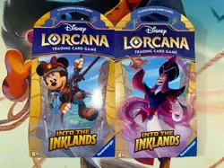 Disney Lorcana Into The Inklands Sleeved Booster Pack - Lot Of 2 - Image 1