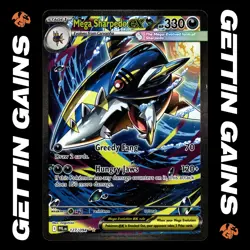 Mega Sharpedo ex - 127/094 - SIR - Phantasmal Flames - Pokemon Card - NM/M - Image 1