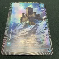 Wonders of the First Existence Glacium Keep 342/401 Secondary Land FOIL - Image 1