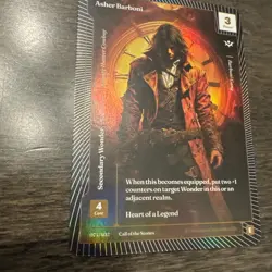 Wonders of The First Asher Barboni Epic Rare Call Of The Stones Foil - Image 1