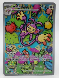 Pokemon Card Ambipom 107/94 Full Art Illustration Rare Phantasmal Flames - Image 1