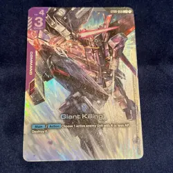 Bandai Gundam Card GCG ST09-009 C+ Giant Killing Alt Art Destiny Ignition - Image 1