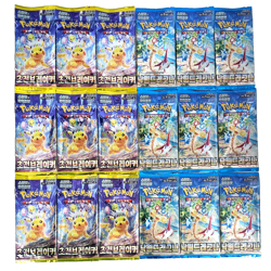 18 PACKS Surging Sparks Bundle Pokemon TCG Cards Booster Factory Sealed KOREAN - Image 1