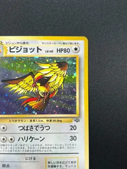 [NM] Pidgeot Pokemon Card Japanese No.018 Jungle Set Vintage Holo 22A1 - Image 5