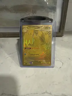 Pokemon Mega Dragonite EX Gold 295/217 ASC Set 370 HP Mega Evolution Card - Image 1