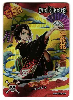 NICO ROBIN SSR HHW-SSR-001 One Piece Thousand Sunny Anime Collectible Card - Image 1