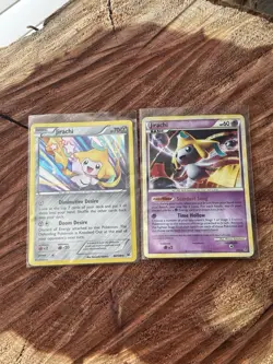 Pokemon TCG 2 Card Lot - Jirachi Basic - 2010 & 2015 Diminutive, Stardust - Image 1