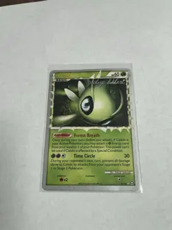 Pokemon Celebi Prime 92/102 Triumphant Ultra Rare Holo Autographed WCS 2012 Card - Image 2
