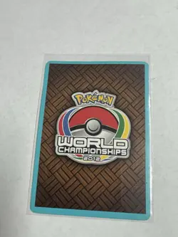 Pokemon Celebi Prime 92/102 Triumphant Ultra Rare Holo Autographed WCS 2012 Card - Image 3