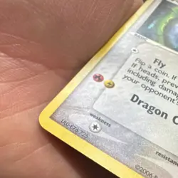 Pokemon Rayquaza 3/17 2006 80 HP Holo Dragon Claw Fly Basic English Card - Image 4
