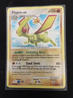 Pokemon TCG 2007 Flygon 5/132 Secret Wonders Holo Rare Card - Image 2