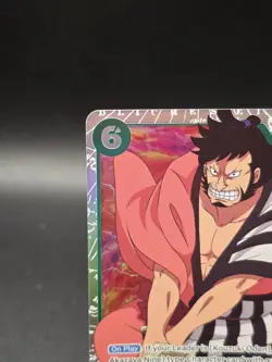 PRE-ERRRATA One Piece Card Game English Romance Dawn SR OP01-040 Kin'emon NM - Image 3