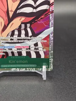 PRE-ERRRATA One Piece Card Game English Romance Dawn SR OP01-040 Kin'emon NM - Image 5