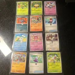 Andy (12) Pokemon cards with 1 grain silver bar .999 save with combine ship 26 - Image 1