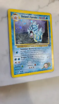 GIOVANNI'S GYARADOS - 5/132 - Gym Challenge - Holo - Pokemon Card - - Image 3