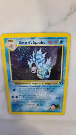 GIOVANNI'S GYARADOS - 5/132 - Gym Challenge - Holo - Pokemon Card - - Image 4